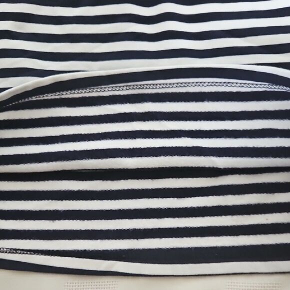 Tommy Hilfiger Navy Blue and White Mini Swim Cover Up Skirt - Picture 7 of 16